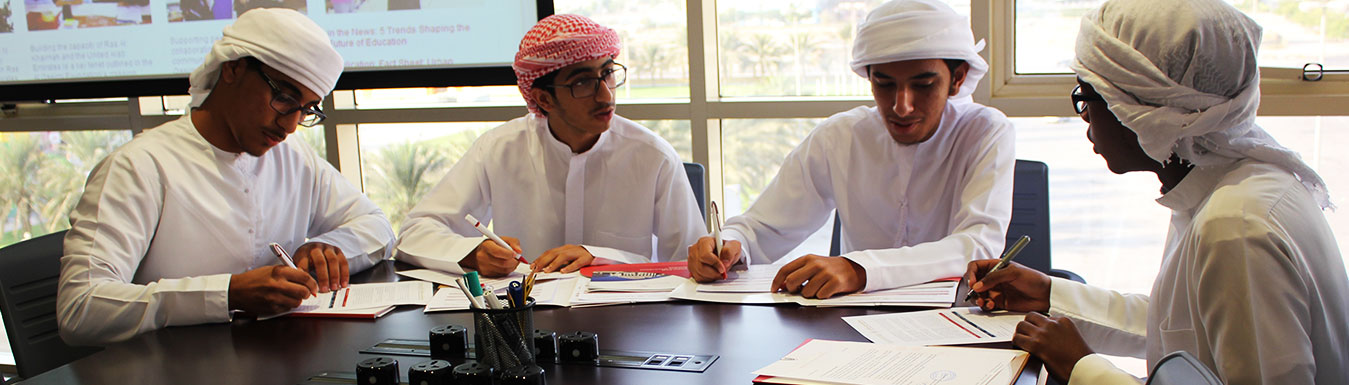 Student Stories | Al Qasimi Foundation | capacity development | UAE youth | Emirati boys | Ras Al Khaimah students