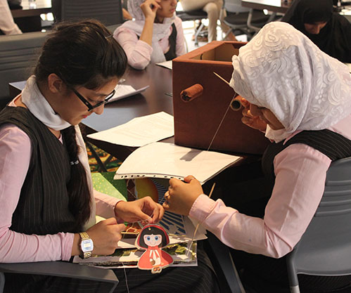 Emirati youth | Ras Al Khaimah students | girls classroom | Al Qasimi Foundation | capacity development